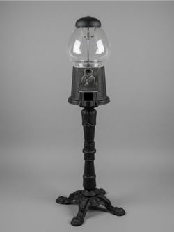 Vintage gum ball machine.