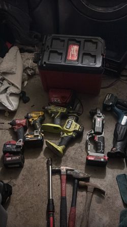 Tools drills saw awl grinder