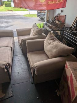 Sofa and chairs