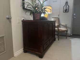 Antique side board cabinet