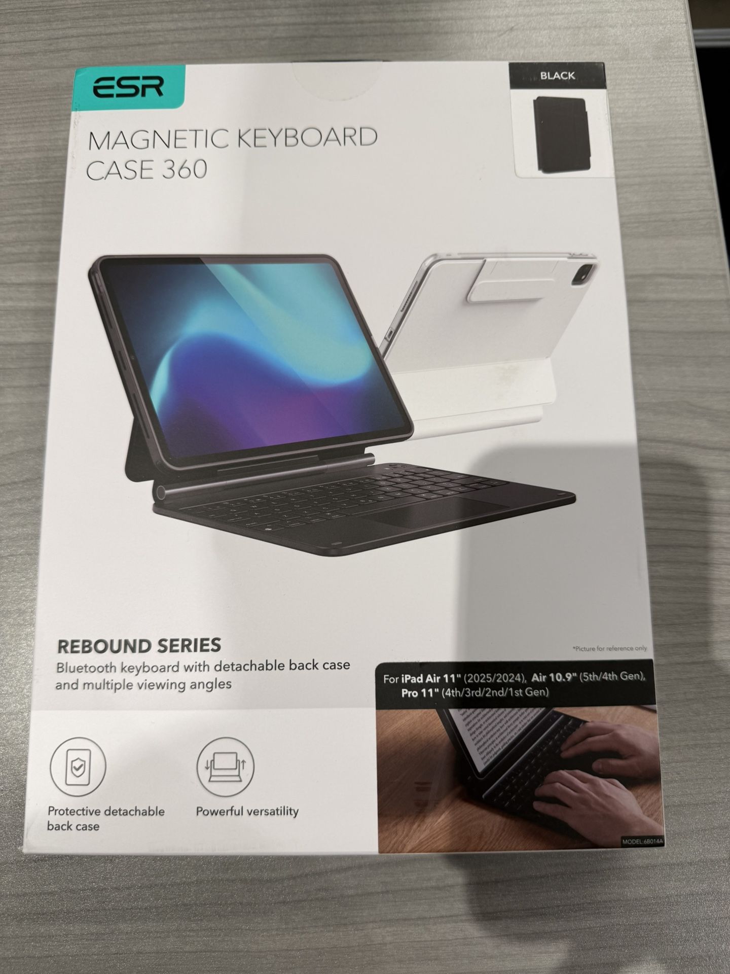 ESR iPad Air 11” (2025) Rebound Magnetic Keyboard Case 360