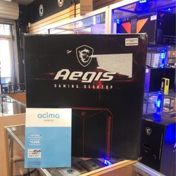 MSI Aegis Desktop Core i9 CPU/32GB RAM/2TB SSD/4070 Super GPU/