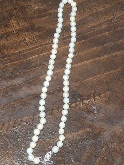 Real pearl necklace