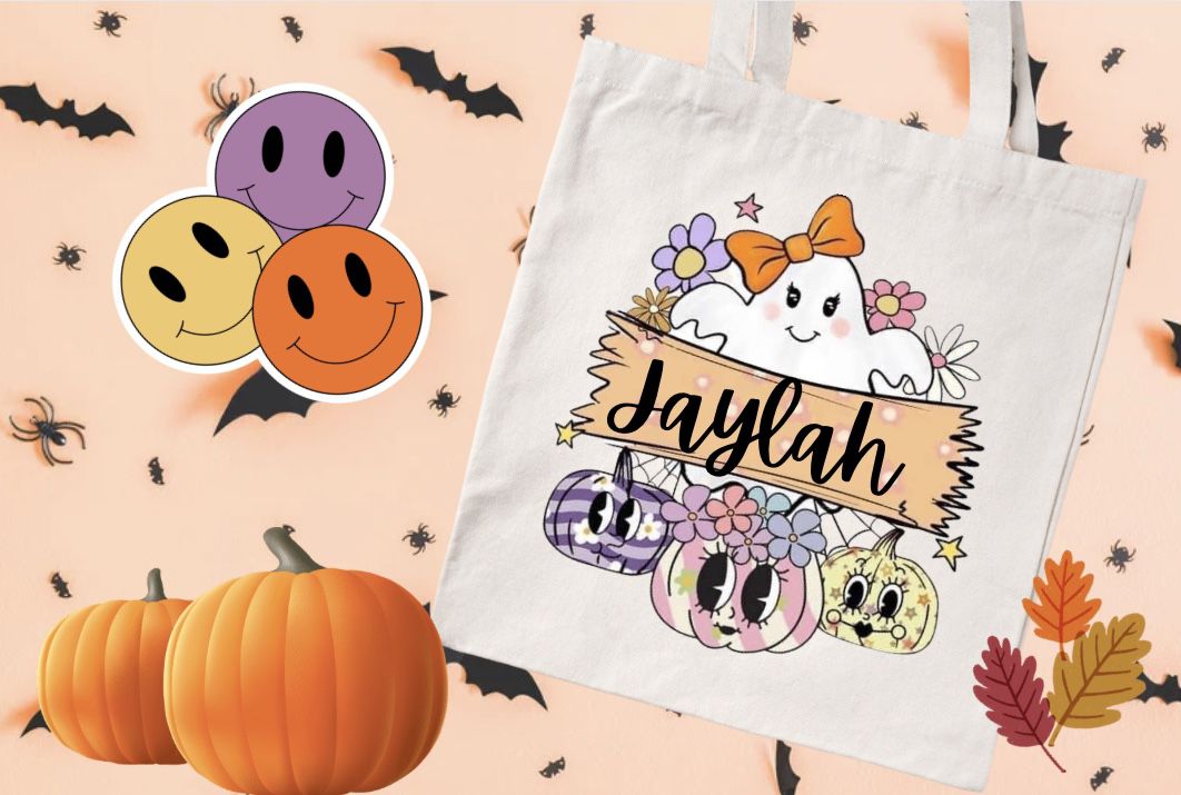 Personalized Halloween Treat Bags 