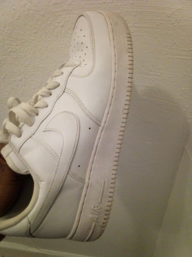 Nike Air Forces 1s  (White)
