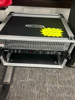 Rack Case with dbx 231s EQ and Lexicon Alex