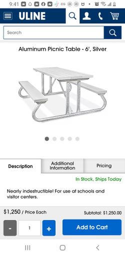 Aluminum Bench