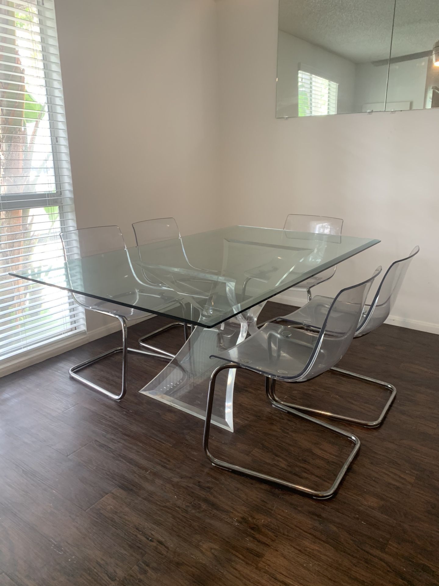 Acrylic Dining Chairs - IKEA Tobias