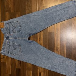 LEVI’S PREMIUM WEDGIE STRAIGHT FIT WOMENS JEANS SIZE 33