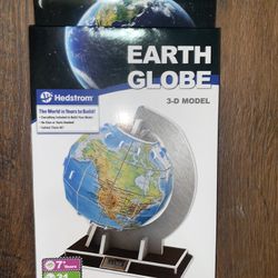Paper Foam Mini Globe Project Never Used