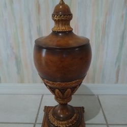 Fancy Wooden Urn