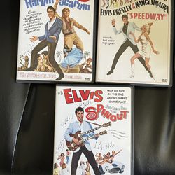 Elvis : Spinout,Speedway & Hairum Scareum DVDs