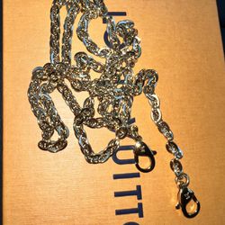 Authentic Louis Vuitton Felicie Pochette Chain Strap Gold
