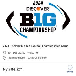 BIG 10 CHAMPIONSHIP Penn State vs Oregon Tickets