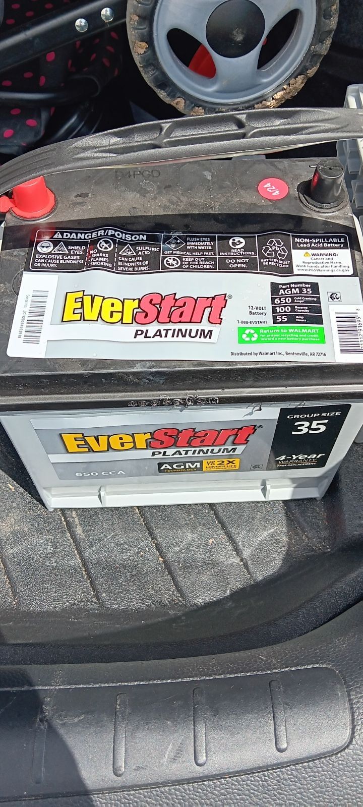 Everstart Platnium Battery Agm Technology 