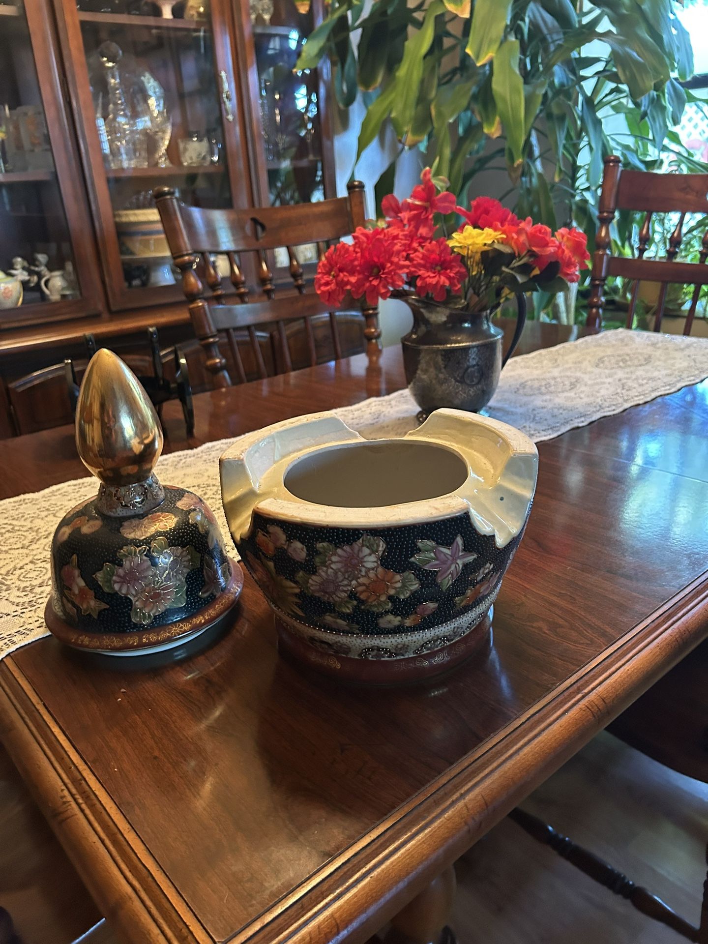 Oriental Vase Or Planter