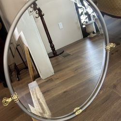 Bathroom Vanity Mirror🪞  And  MatchingTowel Bar.