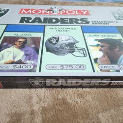 Raiders Monopoly 