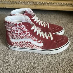 Vans Off The Wall Sk8 Hi Top Sneakers Size 10