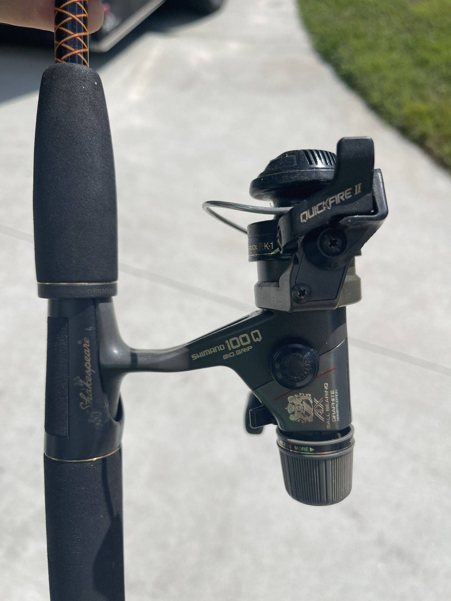 Shimano 100Q Spinner On 6’ Shakespeare Ugly Stik #30