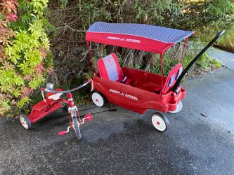 Radio Flyer Kids Wagon and Tricycle