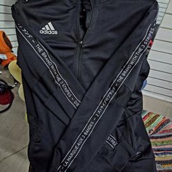 ADIDAS TRACK JACKET | MENS M | BLACK CLIMALITE | THE BRAND WITH 3 STRIPES
