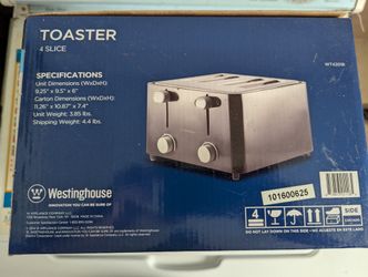 New 4 Slice Toaster Westinghouse