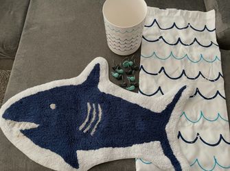 Shark bathroom decor and BRAND NEW towels
