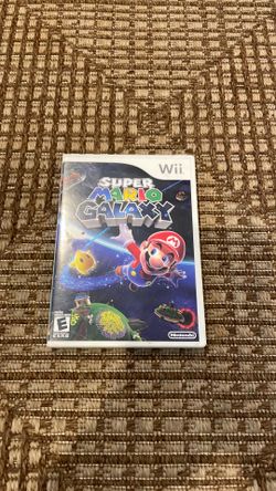 Super Mario Galaxy WII. with booklet really clean disc no issues.
