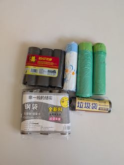 250pcs Small trash bags 4gal /15L