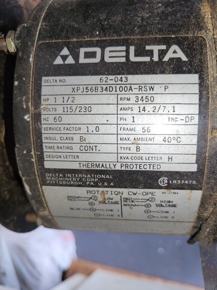 Delta 10" Contractor Table Saw