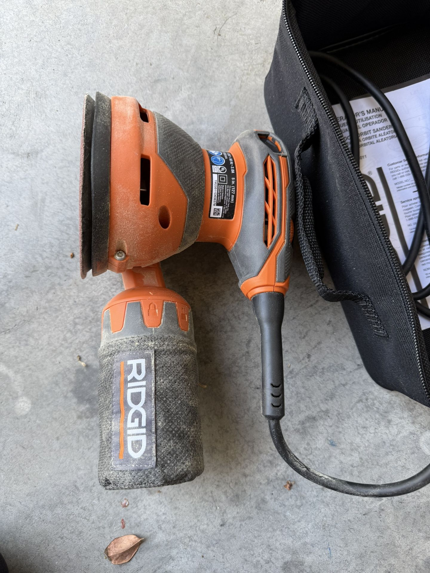 Rigid Orbital Sander