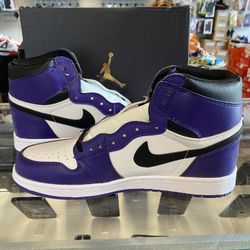 Jordan 1 Retro High Court Purple White