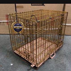 Dog Crate Wire Folding Size 24 Small With Grid And Tray New In Box 📦 