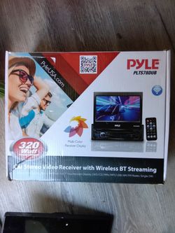 Pyle fold up single din stereo