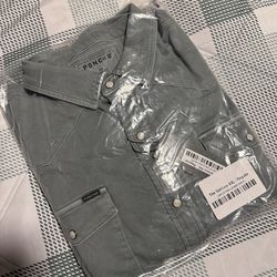 Poncho denim western shirt