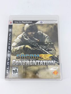 Socom U.S. Navy Seals Confrontation PS3 Game Authentic CIB