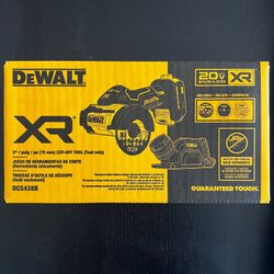 Dewalt 20v XR Brushless 3” Cut Off Tool