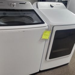 Set Samsung Washer And Dryer Electric LARGE Capacity Work Great Conditions DELIVERY Available 