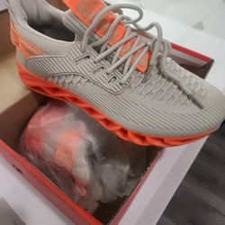 Women's Sport/running/walking  Tennis Shoes- Beige/Orange