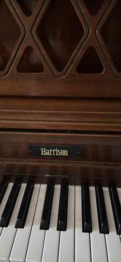 Walnut upright piano