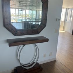 John Richard Design- Table And Mirror Set