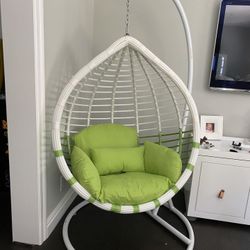 Hanging Chair With Stand And Cushion