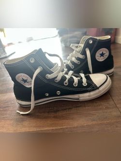 Converse Black & White High-Top Kids Sneakers