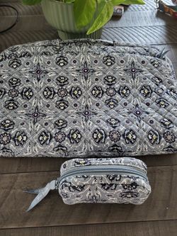 Vera Bradley Computer Case And Mini Pouch