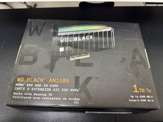 Western Digital WD_BLACK 1TB AN1500 NVMe Internal Gaming Solid State Drive SSD