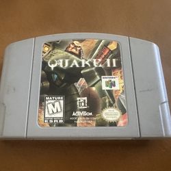 Quake II 2 (Nintendo 64, 1999) N64 Cartridge - Authentic, Tested And Working!