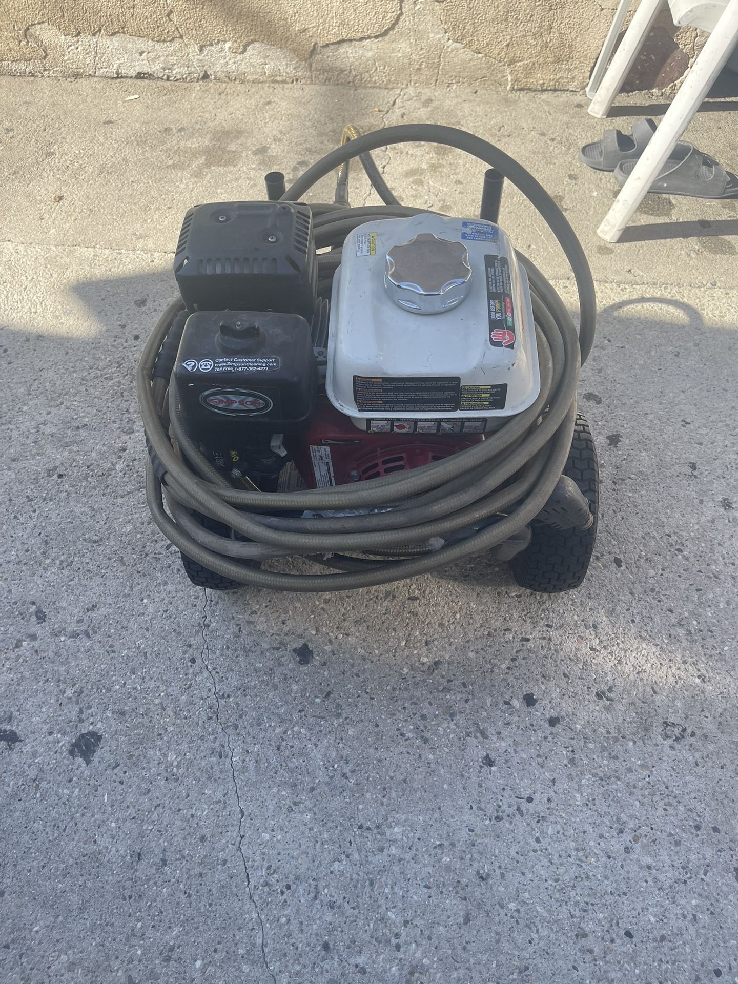 Simpson Honda Pressure Washer