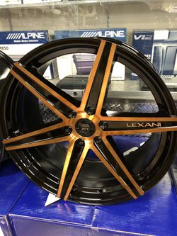 Lexani wheels 22” 6 lug in stock with toyo tires