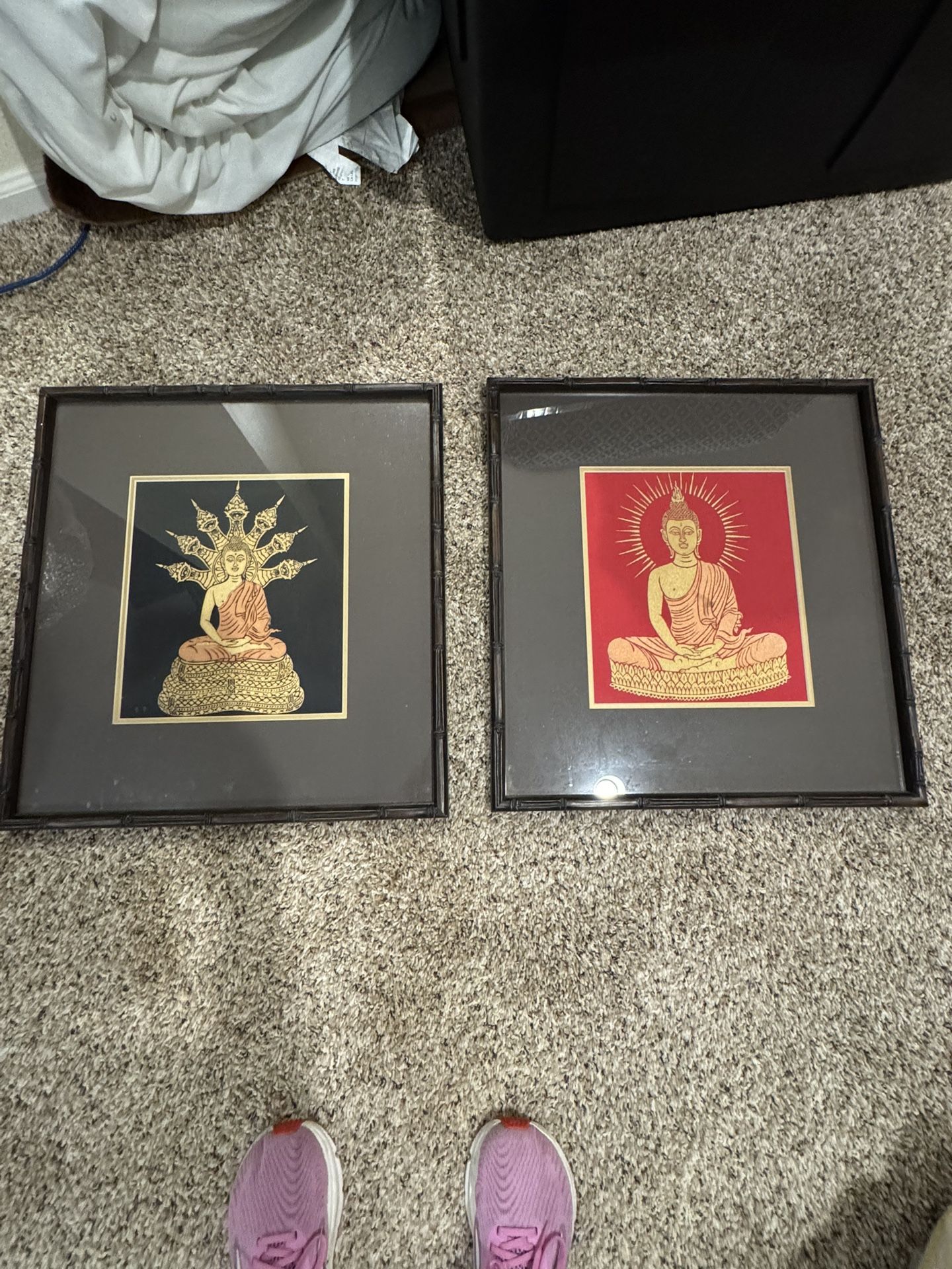 Bamboo Framed Buddha Art From Thailand